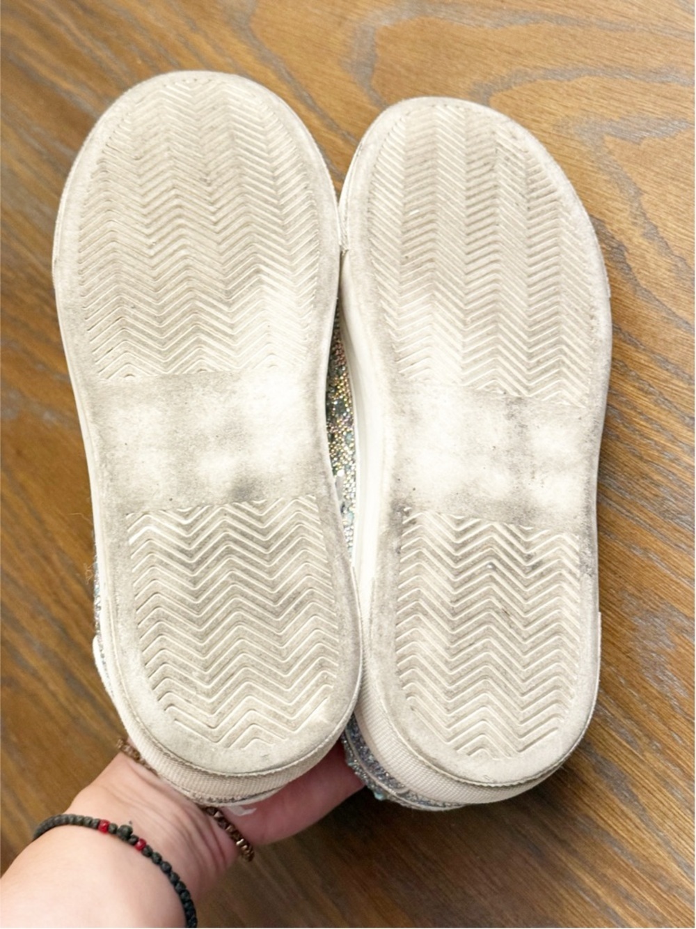 Betsey Johnson Sidny Crystal Pave Platform Sneaker size 7 - Picture 10 of 10